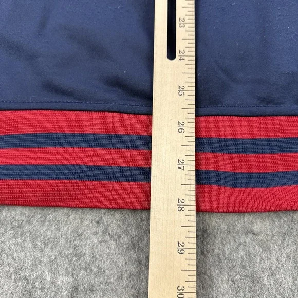 Polo Ralph Lauren Track Jacket Mens XL Navy Red Full Zip Made in USA Colorblock - Picture 11 of 13